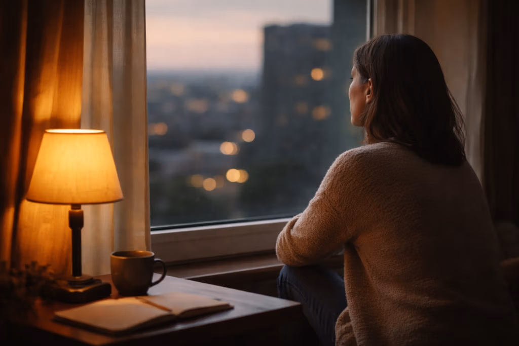 year end reflection with quiet light and a calm beginning